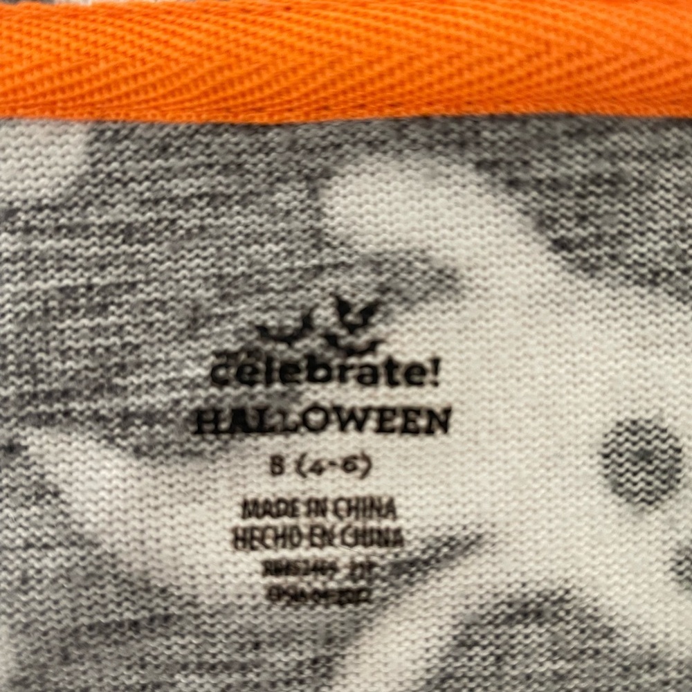 Super Soft Halloween Ghost Boo! Pajama Set, Size S (4-6) - Picture 5 of 6